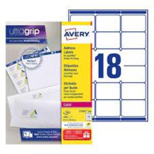 AVERY Etiquette d'adresse, 63,5 x 46,6 mm, blanc