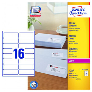 AVERY Zweckform QuickPEEL Etiquette d'adresse, 99,1 x 33,9mm