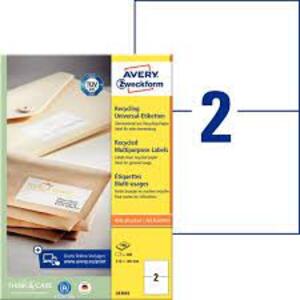 AVERY Zweckform Etiquettes multi-usage recyclées