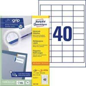 AVERY Zweckform Etiquette universelle, 48,5 x 25,4 mm, blanc