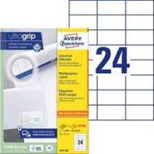 AVERY Zweckform Etiquette universelle, 70 x 37 mm, blanc