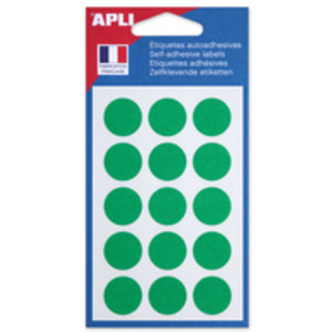 APLI Pastille de signalisation, diamètre: 8 mm, vert