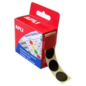 APLI Pastille de signalisation, diamètre: 15 mm, vert