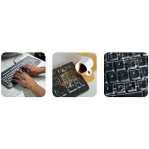 KEY-Protect Clavier étanche, AZERTY, noir