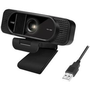 LogiLink Webcam USB Full HD avec micro double, noir