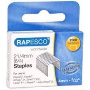 RAPESCO Agrafes 21/4, 2.000 pièces, galvanisé