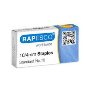 RAPESCO Agrafes 10/4, 1.000 pièces, galvanisé