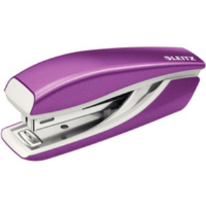 LEITZ Agrafeuse Mini Nexxt WOW 5528, en boîte, violet métal