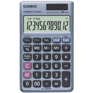 CASIO calculatrice SL-320 TER Plus, alimentation solaire/