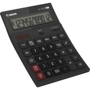 Canon Calculatrice de bureau AS-1200, alimentation solaire