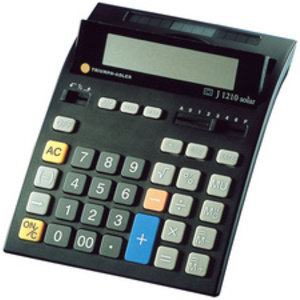 Triumph Adler Calculatrice de bureau J-1210 Solar