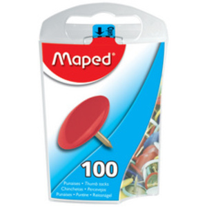 Maped Punaises, recouvertes de plastique, diamètre: 10 mm