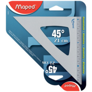 Maped Equerre 45 degrés, en aluminium