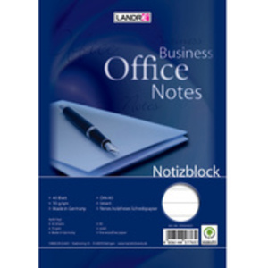 LANDRE bloc-notes à spirale, format A5, 40 feuilles, ligné