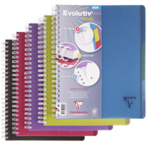 Clairefontaine Cahier Evolutiv'book, A4+, quadrillé 5x5