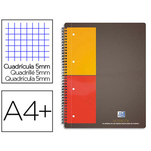 Oxford International Cahier 'NOTEBOOK', A4+, quadrillé