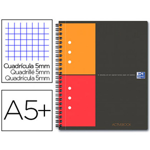 Oxford International Cahier 'ACTIVEBOOK', A5+, quadrillé