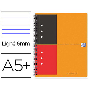 Oxford International Cahier 'ACTIVEBOOK', A5+, ligné