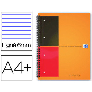 Oxford International Cahier 'ACTIVEBOOK', A4+, ligné