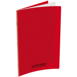 CONQUERANT CLASSIQUE Cahier 170 x 220 mm, séyès, rouge