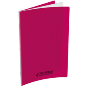 CONQUERANT CLASSIQUE Cahier 170 x 220 mm, séyès, rose