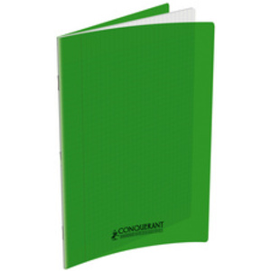 CONQUERANT CLASSIQUE Cahier 170 x 220 mm, Seyès, vert