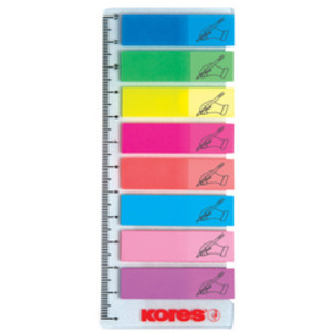 Kores Index 'Signer ici'- film, 12 x 45 mm, 8 x 25 feuillets