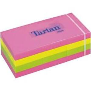 Tartan Bloc-notes repositionnable, 38 x 51 mm, assorti fluo