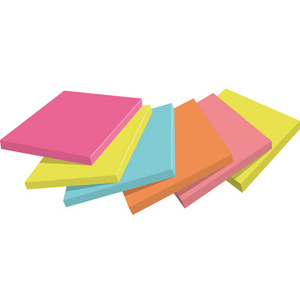 Post-it Bloc-note adhésif Notes, 76 x 76 mm, Poptimistic