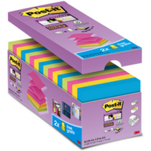 Post-it Bloc-note Super Sticky Z-Notes, 76 x 76 mm