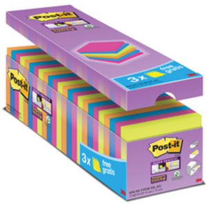 Post-it Bloc-note adhésif Super Sticky Notes, 76 x 76 mm