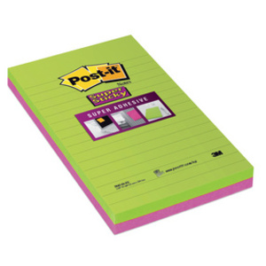 Post-it Bloc-note Super Sticky Notes, 125 x 200 mm