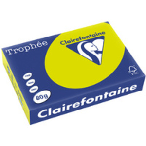 Clairefontainre Papier universel Trophée, A4, vert fluo