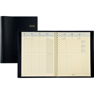 AGENDA BREPOLS OMEGA 27 SPIR 21X27  NOIR 2025