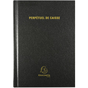 EXACOMPTA Agenda Perpétuel Caisse 210 x 148 mm, noir