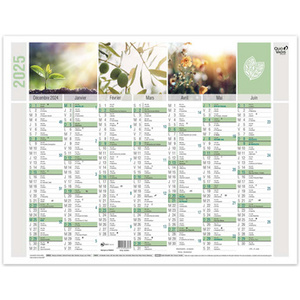 CALENDRIER AC EQUOLOGY 430X3352F 13MOIS 2025