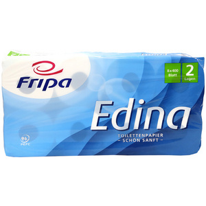 Fripa Papier toilette Edina, 2 couches, extra blanc