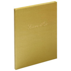 EXACOMPTA Livre d'Or Balacron, 270 x 220 mm, or