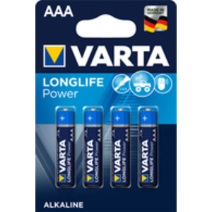 VARTA Pile alcaline Longlife Power, Micro (AAA/LR03)