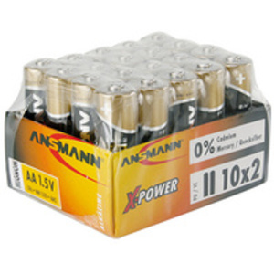 PILES LR6 AA X-POWER 1,5V     2900MAH P/20  ANSMANN