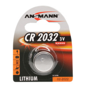 ANSMANN Pile bouton au lithium 'CR2032', 3,0 Volt, blister