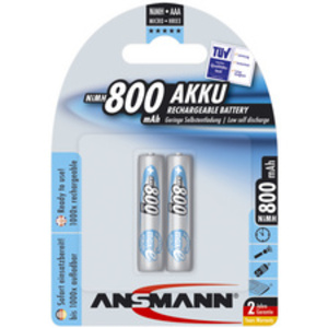 ANSMANN Pile rechargeable NiMH maxE, Micro (AAA), 800 mAh