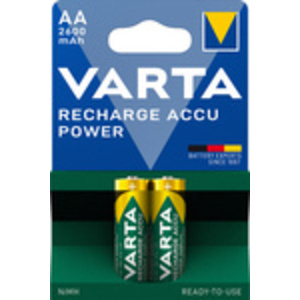 VARTA Pile NiMH 'Rechargeable Accu', Mignon (AA), 2 600 mAh