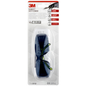 3M Lunettes de protection SecureFit SF400GC1, teinte : gris