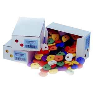 WEDO Protections rondes pour clés, carton de 100 pièces