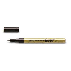 PILOT Marqueur permanent SUPER COLOR, pointe extra fine, or