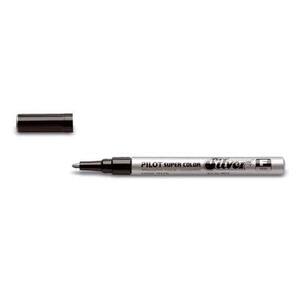 PILOT Marqueur permanent SUPER COLOR Silver, fin, argent