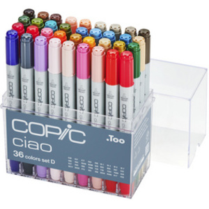 COPIC Hobbymarker ciao, set D de 36