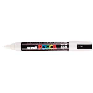 POSCA Marqueur à pigment PC-5M, blanc