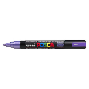 POSCA Marqueur à pigment PC-5M, violet métallique